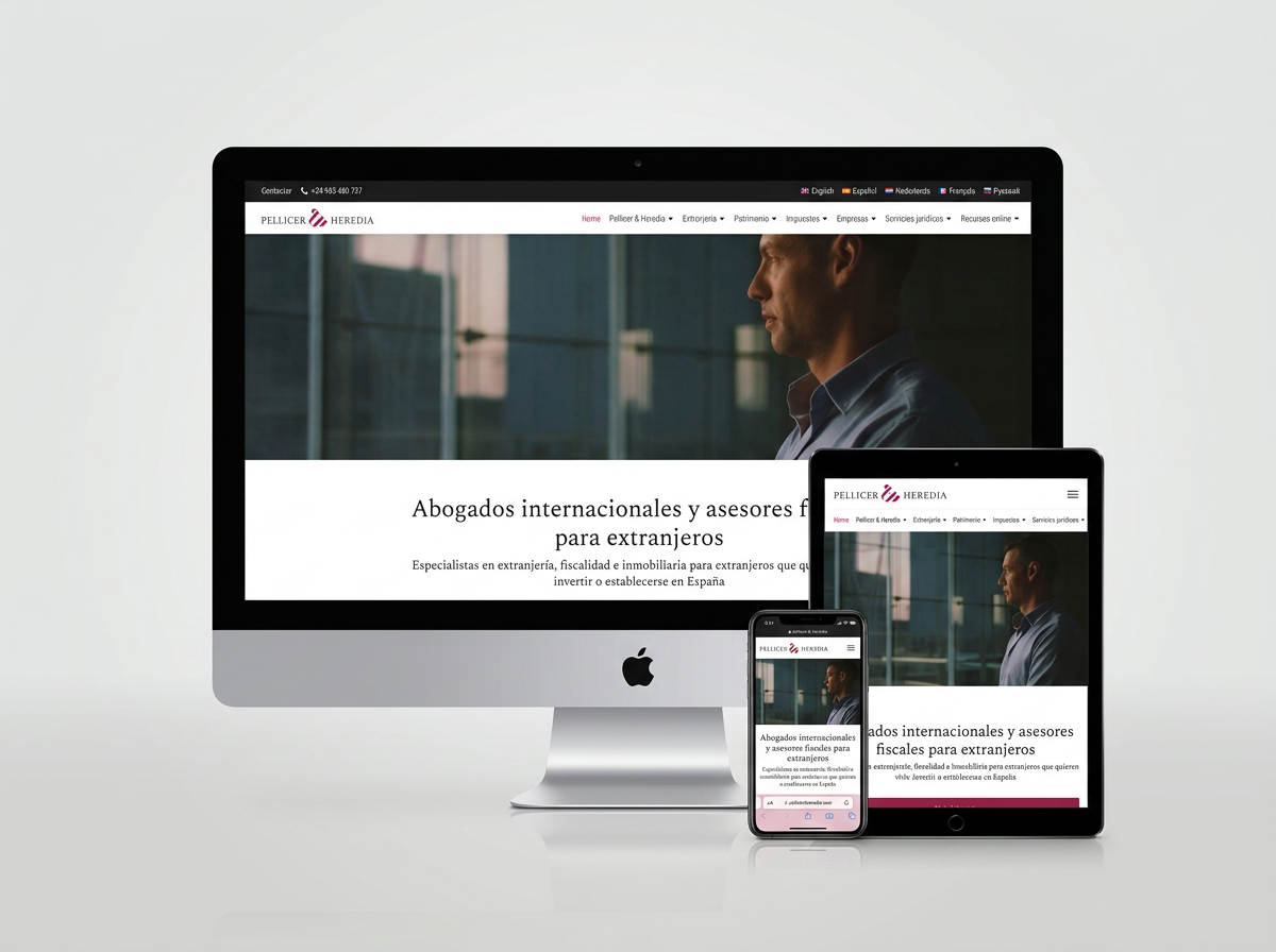 Home de la web de Pellicer Heredia