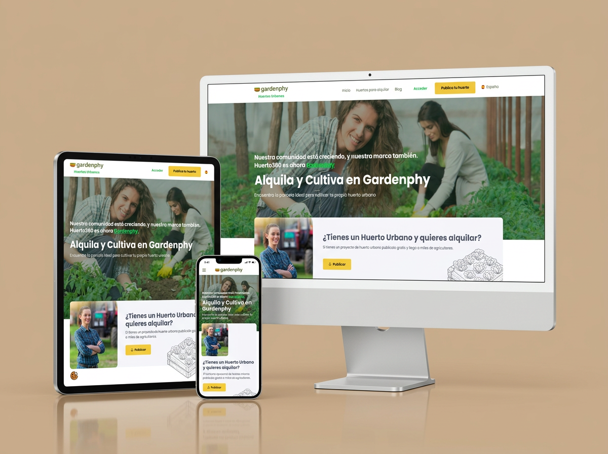 Web corporativa de Gardenphy